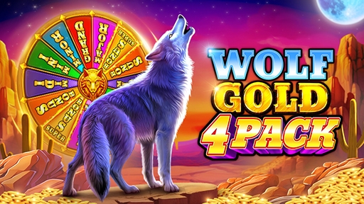 Casino Slots Wolf Gold 4 Pack