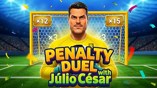 Casino Slots Penalty Duel with Julio Cesar